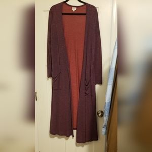 Lularoe Sarah duster w pockets
